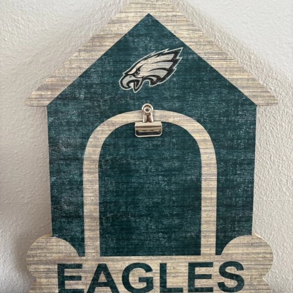 Philadelphia Eagles Dog Bone House Clip Frame Photo Frame Football - Picture 1 of 4